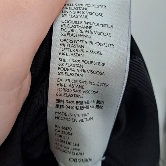 Free People Women's Perfect Date Top in Black size Large - Picture 8 of 8